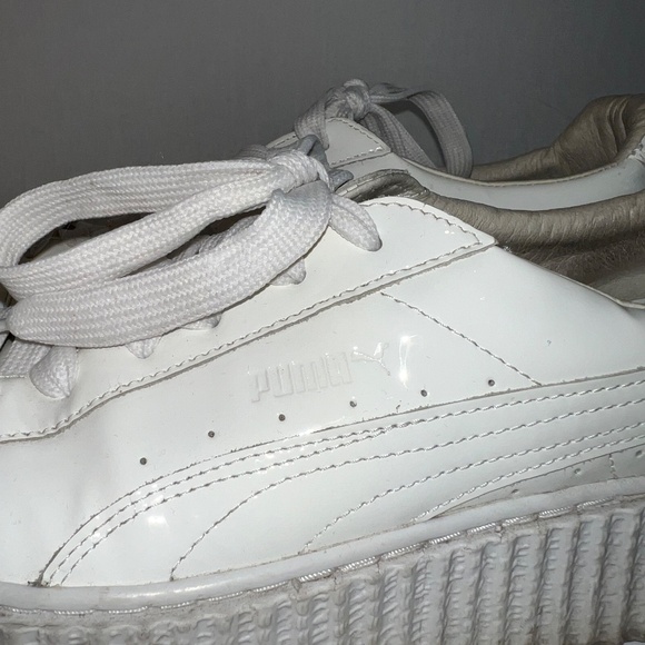 FENTY PUMA by Rihanna - Men's 12US Creepers - Glo White Patent Leather - RARE!!! - Picture 2 of 13